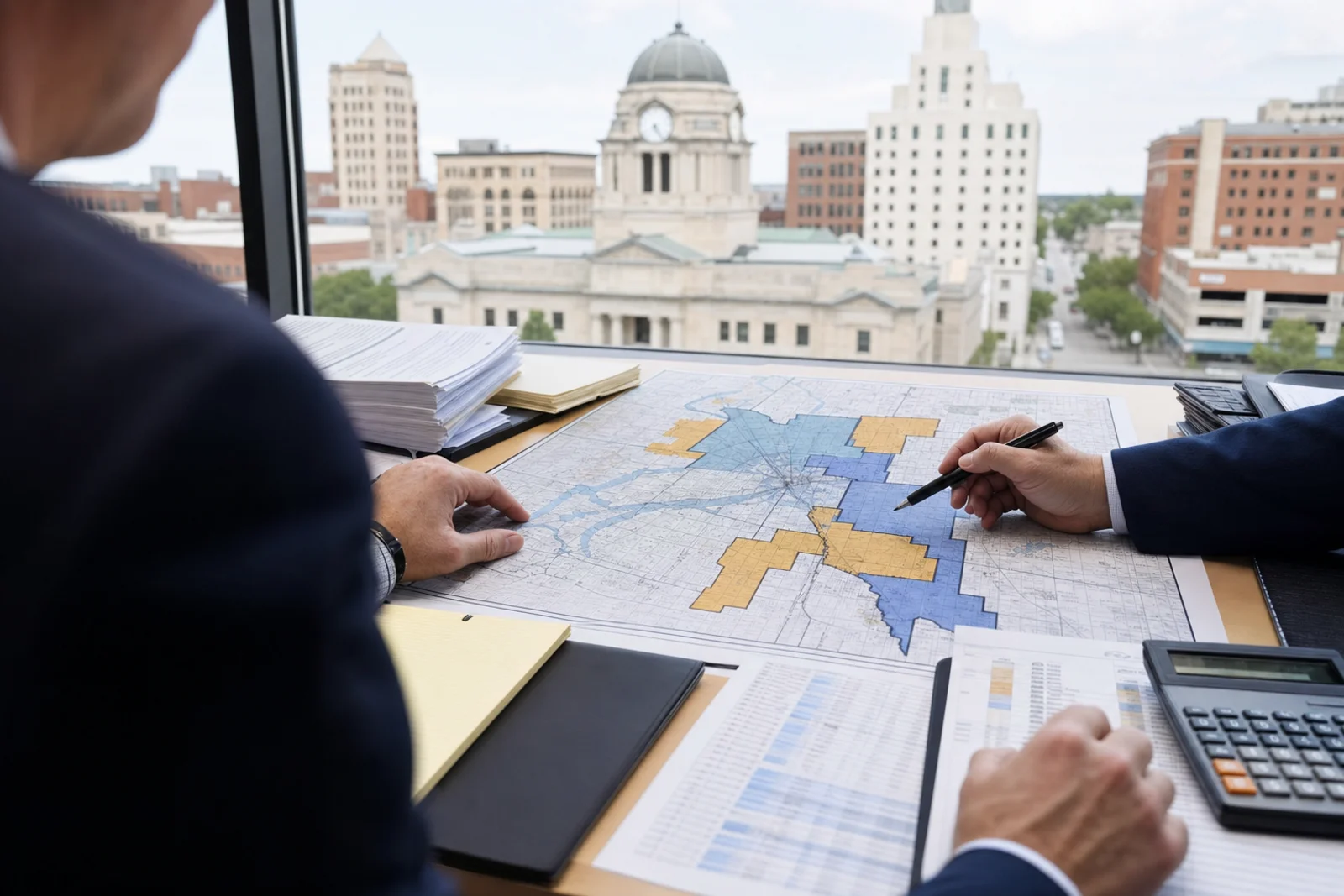 Fort Wayne TIF district map and property tax assessment planning
