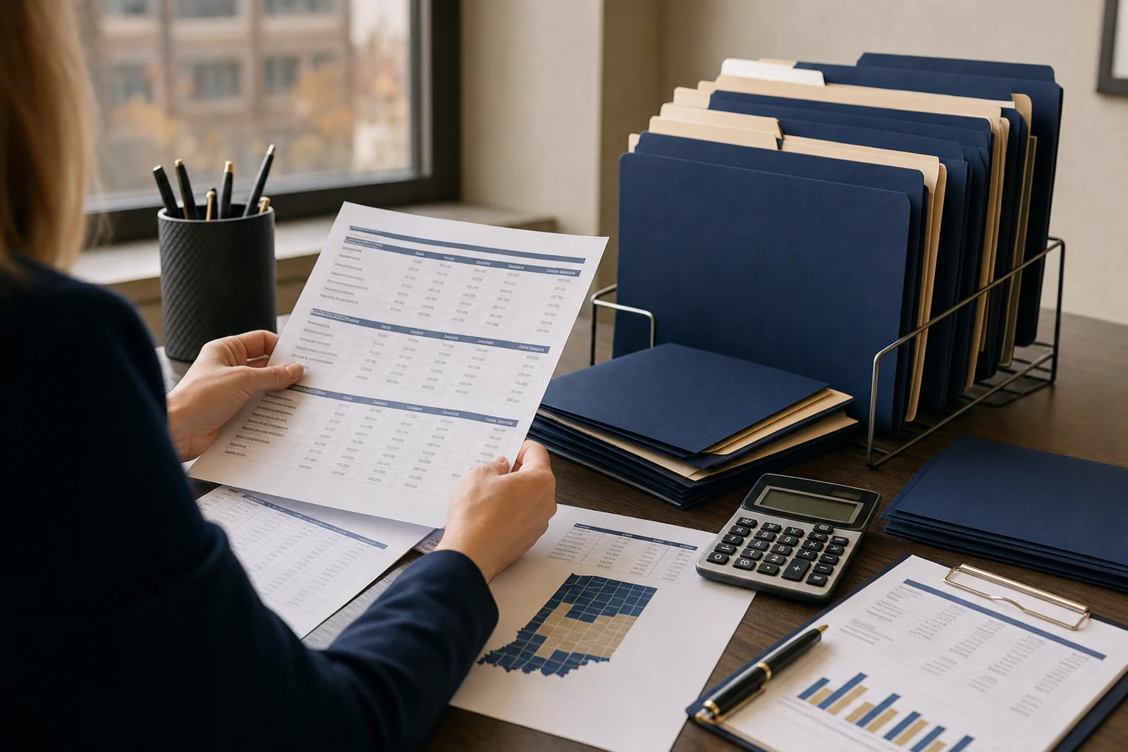 Fort Wayne employer managing unemployment claims and Indiana tax rate calculations