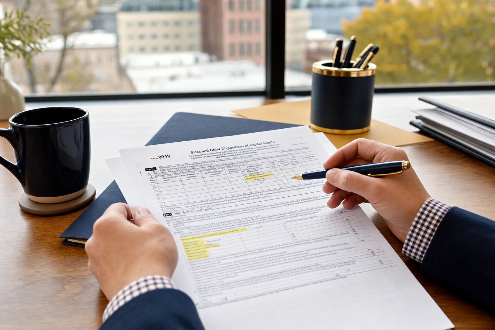 Capital gains tax form preparation for opportunity fund investment in Indiana