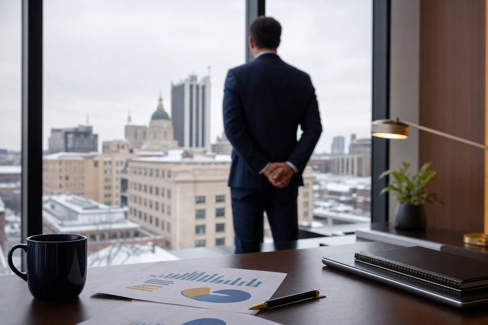 Fort Wayne business professional reviewing year-end tax planning strategies before December deadline
