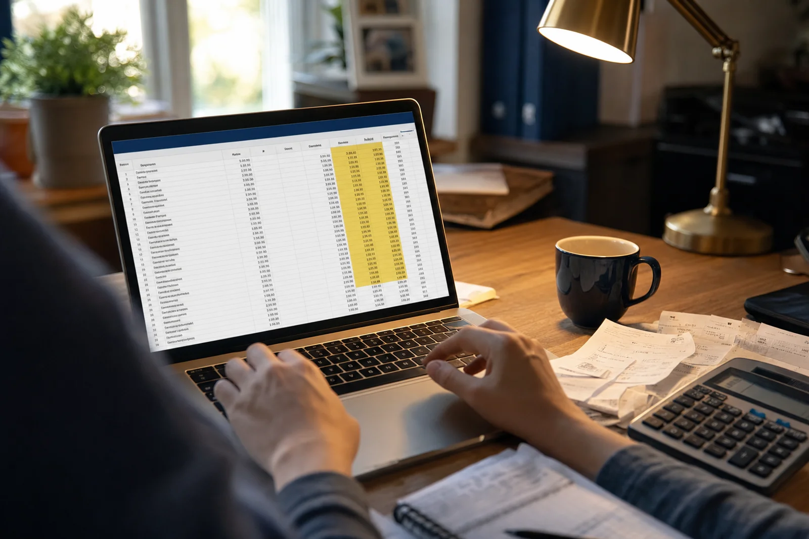 Tracking unreimbursed business expenses on spreadsheet for proper tax deduction documentation