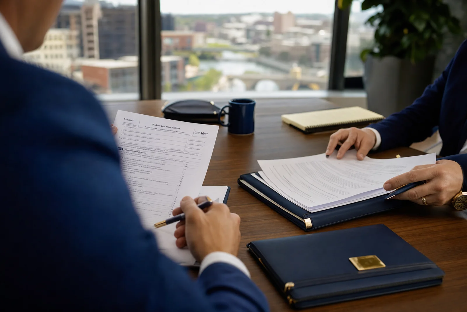 Tax planning documents for side hustle business formation Fort Wayne Indiana accountant
